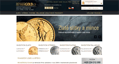 Desktop Screenshot of bessergold.cz